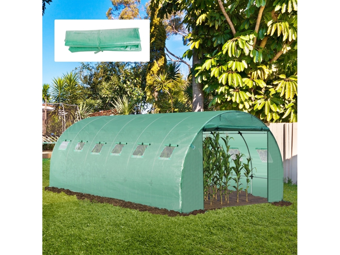 Filme Estufa 6x3x2m, Uv, Pe, Verde. Cs