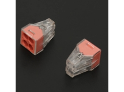 Laxiscreed Conector De Terminais De Encaixe Para Cabos, Bloco De 4 Pinos, Conjunto De 100 Unidades