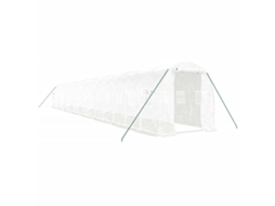 Greenhouse, Greenhouses Vidaxl Branco Polietileno (16 X 2 X 2 M)