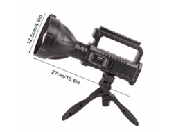 Laxiscreed Farol De Patrulha Led Recarregável Usb Para Uso Ao Ar Livre