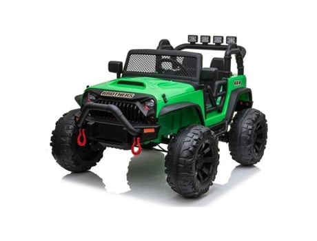 Carro Elétrico Jeep Jc666 24v Verde Recondicionado Marcas Mínimas Lean Toys
