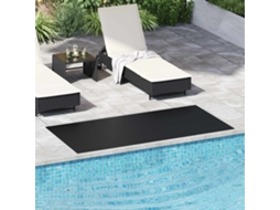 Vidaxl Tapete De Piso Preto 1 X 2 M Borracha