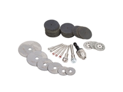 Kit De Ferramentas De Rodas De Corte Rotativas, Discos De Corte De Resina, Lâminas De Serra Hss Para Madeira, Metal E Plástico
