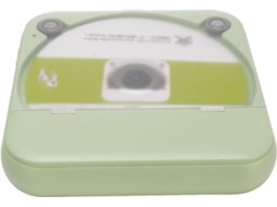 Leitor Cd Portátil Fockety, Tela De 5,3" E Bateria De 2000 Mah, Reprodutor De Música Com Carregamento Rápido