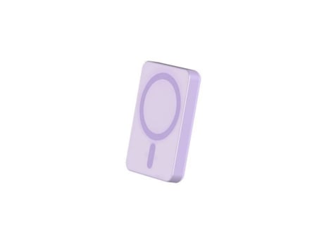 Power Bank Magsafe Formato Usb-c Force Power Plástico Roxo