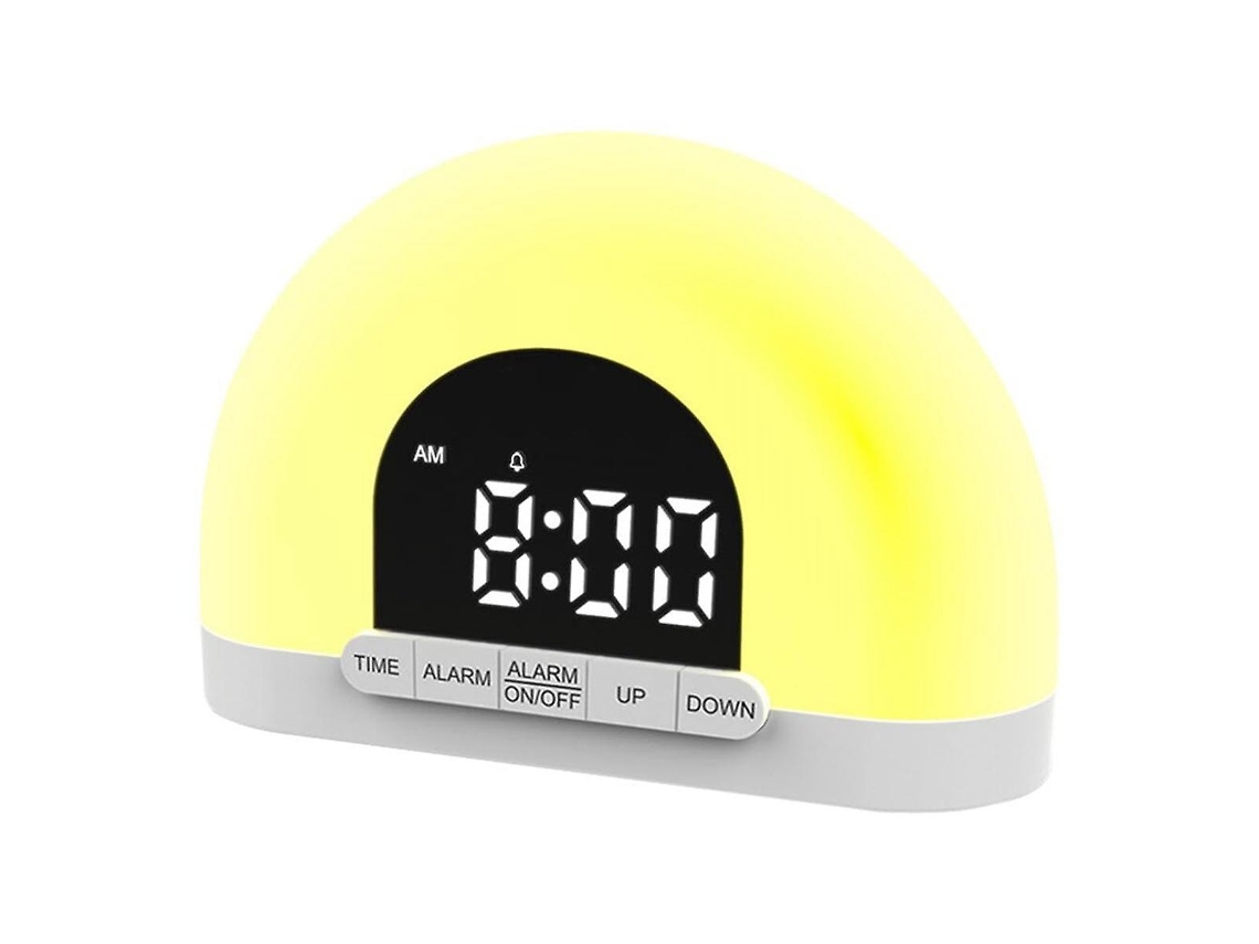 Lurelia Despertador Ajustável Para O Pôr Do Sol, Para Manhãs De Sono Pesado, Despertador Com Luz De Pôr Do Sol, Lâmpada De Pôr Do Sol