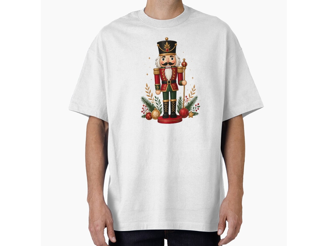Rockinstone Nutcracker Graphic Design Printed Art Statement T-shirt Size：l