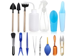 Kit De 15 Ferramentas Para Plantas Suculentas, Jardinagem Miniatura E Cuidado De Plantas