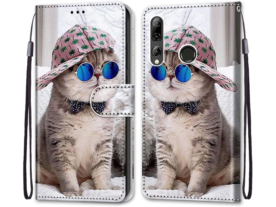 Capa Proteção Completa para Huawei P Smart 2019/Enjoy 9S HONGWE. Pele Sintética Multicor