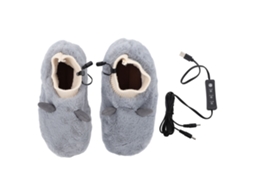 Calorífico Slippers Usb 3 Gears Tamanho 40 41 Cinza Azul