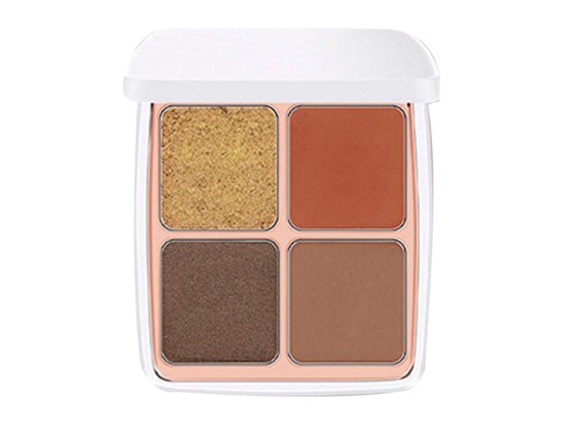 Paleta De Sombras De Ojos Mate Con Glitter Pigmentado 4 Colores Regalo