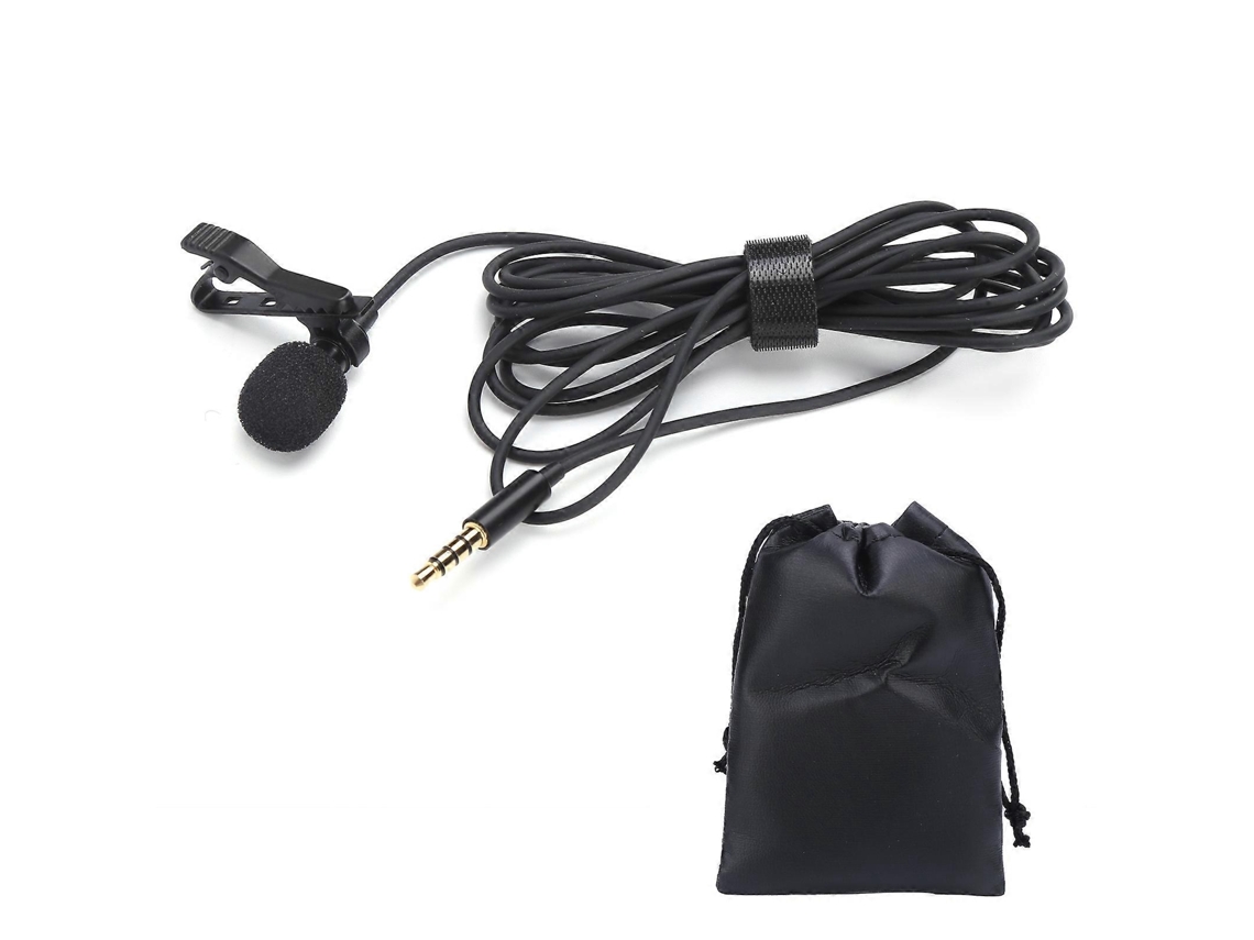 Microfone De Lapela Com Fio, Clipe Lapela, Mini Portátil Cancelamento Ruído Para Transmissão Aquaforge