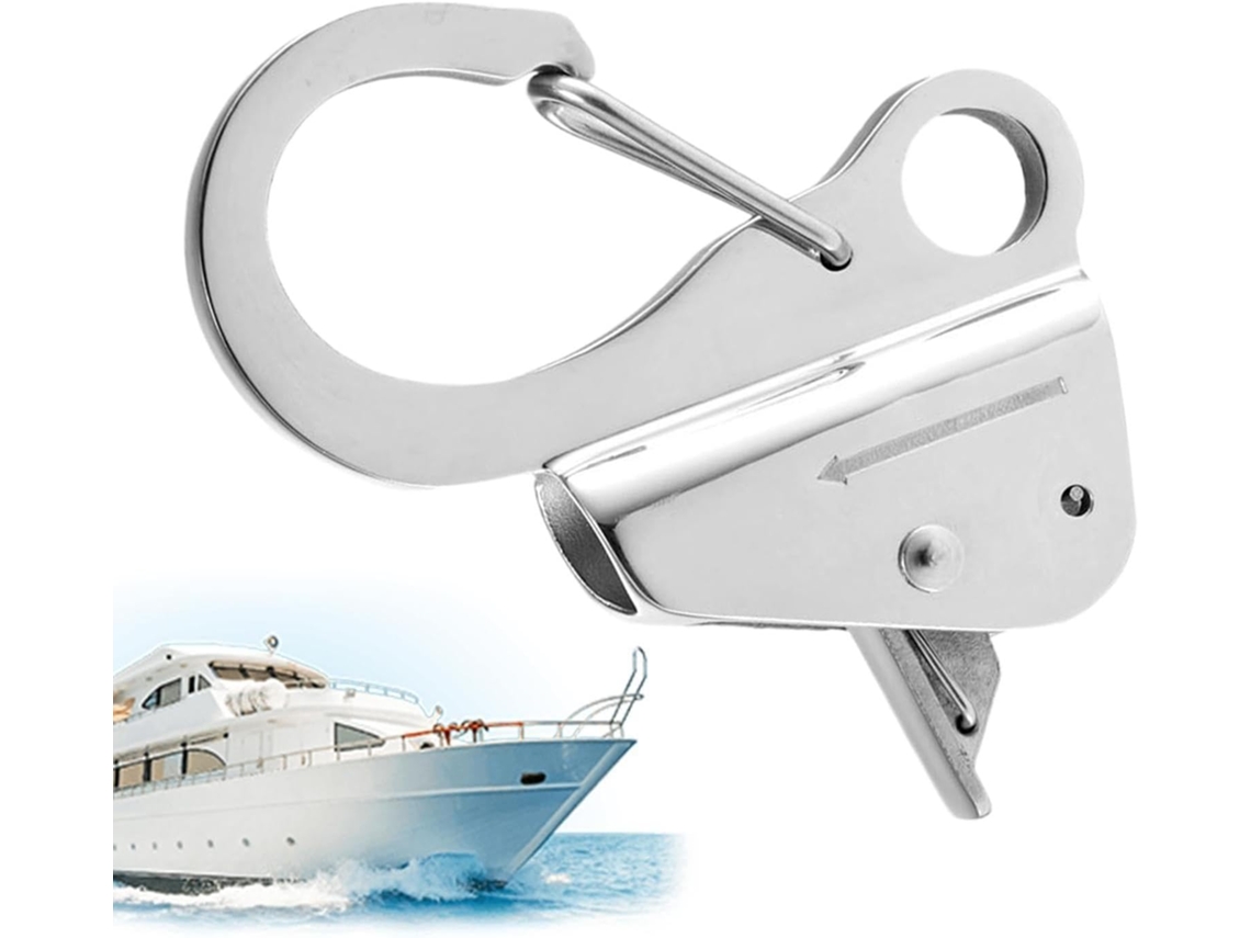 Gancho De Ancoragem Deslizante Em Aço Inoxidável Clips Ajustáveis