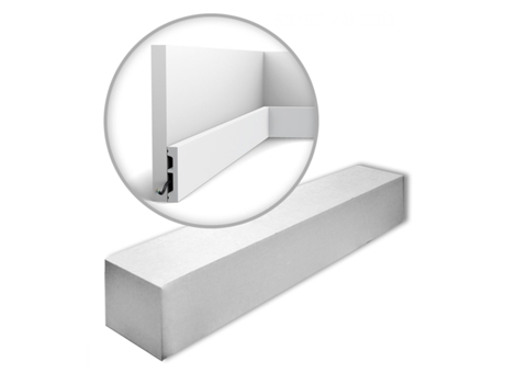 Moldagem ORAC Decor Axxent Dx157-2300-Ral9003-Box Moldagemenquadramento Portas 27 Peças