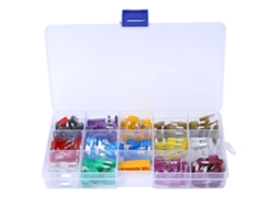 Kit De Fusíveis Folha Para Carro, 180 Peças, Tamanho Pequeno, 2a~40a, Variedade