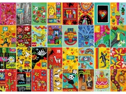 Quebra Cabeça Magnolia Pop Art Mosaico Quebra Cabeça De 1000 Peças Para Adultos