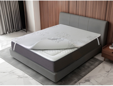 Topper 160x190 Premium Altura 5 Cm | Nucleo 100 Viscoelástico| Com Capa