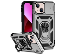 Capa Para Iphone 14 Plus - Suporte Deslizante Para Câmera