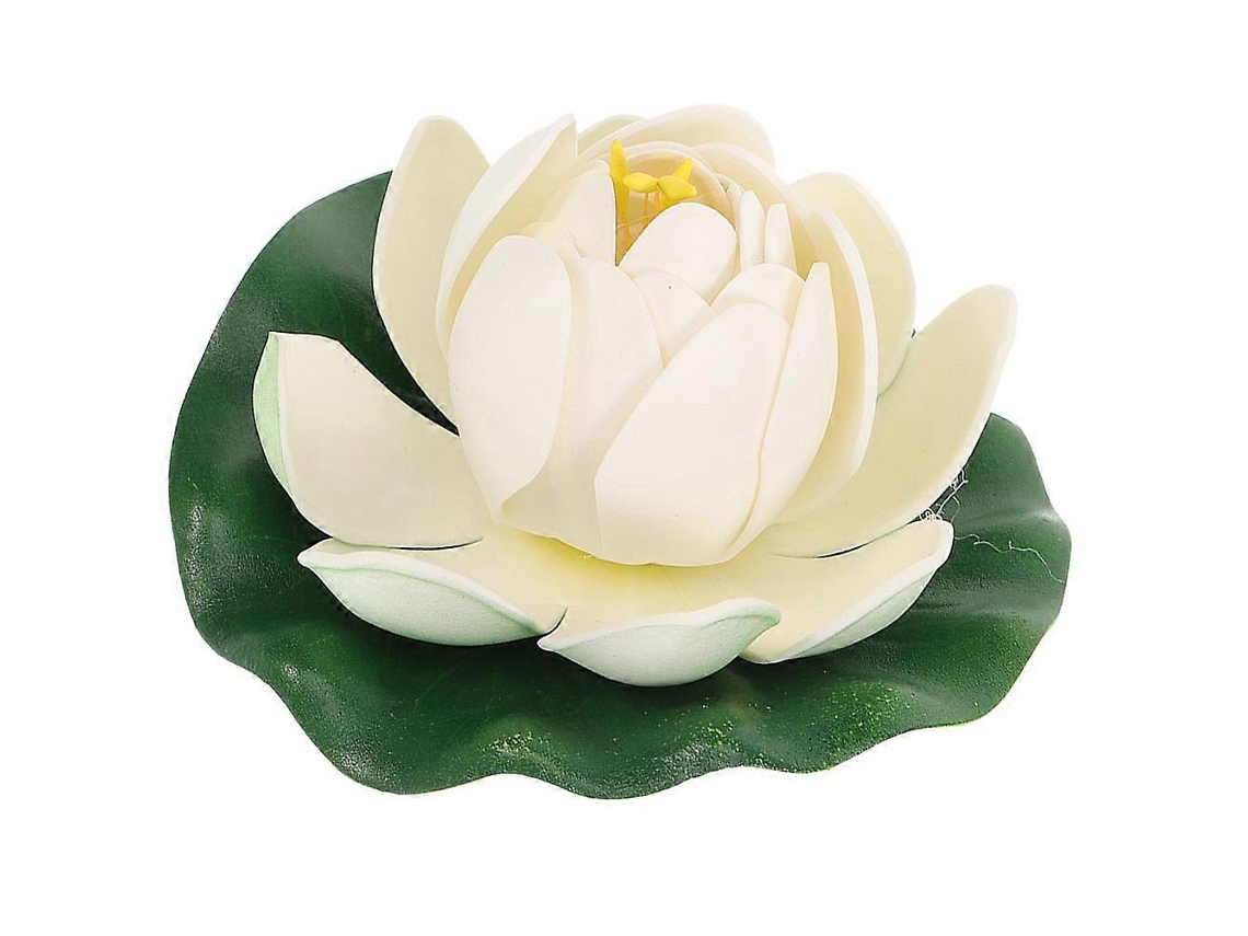Flor de Lótus Artificial Flutuante para Decoração. AQUAFORGE