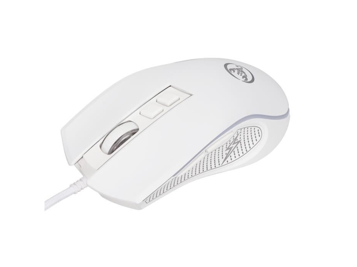 HURRISE Mouse Ergonômico Mouse Mecânico com Fio Mouse para Jogos Ergonômico Ajustável 3600 Dpi Rgb Brilhante Colorido Para