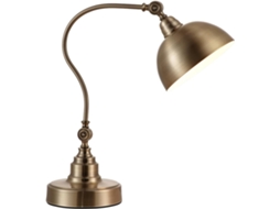 Luminária De Mesa Led Retrô, Luminária De Mesa Led Metal Para Sala Estar, Escritório, Luminária De Mesa Com Ajuste