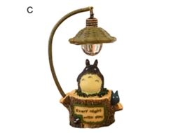 Luminria Noturna De Led Em Resina Com Design Do Totoro De Desenho Animado. Aquaforge