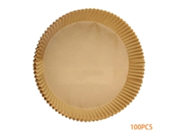 Conjunto De 50/100 Peças Para Fritadeira A Ar, Incluindo Papel Manteiga, Assadeiras E Acessórios Cozinha.