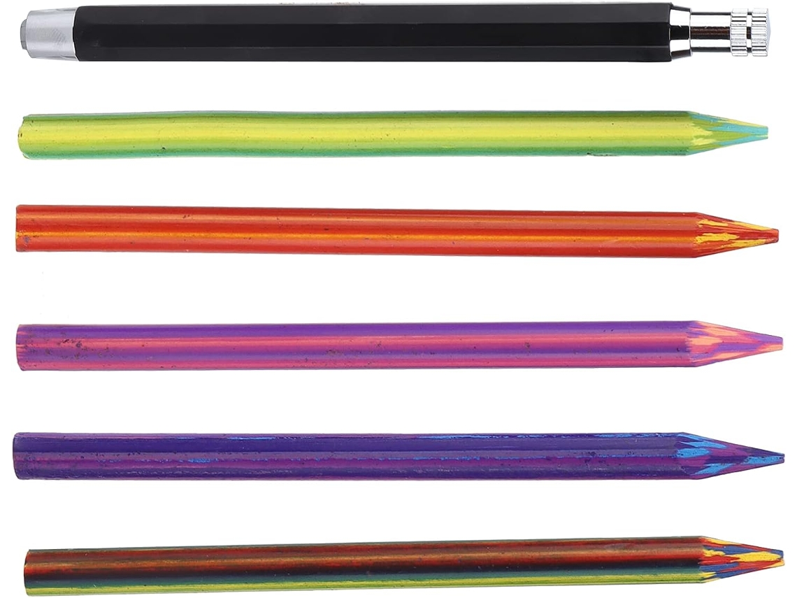 Conjunto de Refis para Caneta Mecânica Peil Premium com Cabo Ergonômico para Desenho Técnico, Ideal para Estudantes, Engenheiros e Artistas.