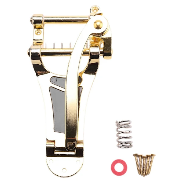 Ponte Vibrato e Cordal B7 para Guitarra Jazz Es355 Dourada AQUAFORGE