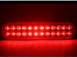 Kit Com 2 Luzes De Advertência Laterais, Luzes Estroboscópicas De Emergência Com 24 Leds, Luzes De Advertência
