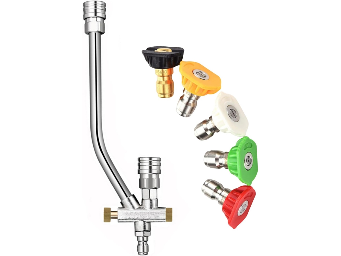 Canhões De Espuma Com Conector Duplo - Lança Limpeza Alta Pressão 5