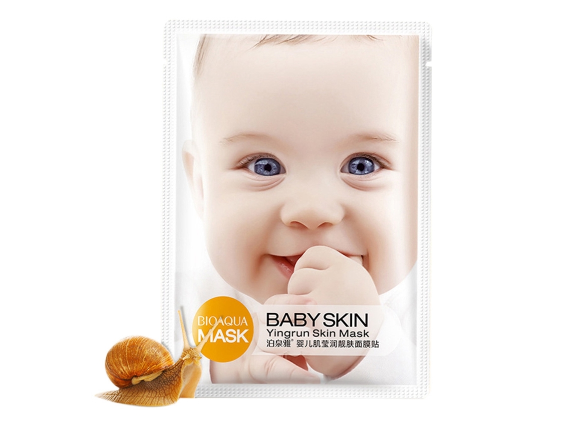 Máscara Facial Bebê Hidratação E Controle De Oleosidade