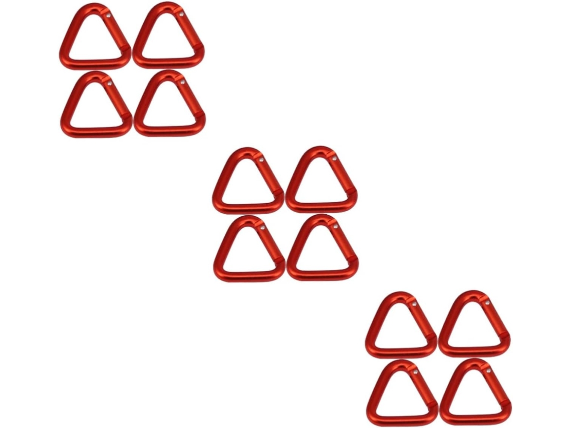 Mosquetão Triangular Com Trava, Equipamento Leve Para Atividades Ao Ar Livre, Formato Triangular