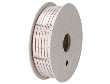 Fita 60 Leds/m 1500lm/m 2700ºk Smd2835 Difusor Microprismático Auto Retificado 220vac Ip65 X50m 40.000h Kimera