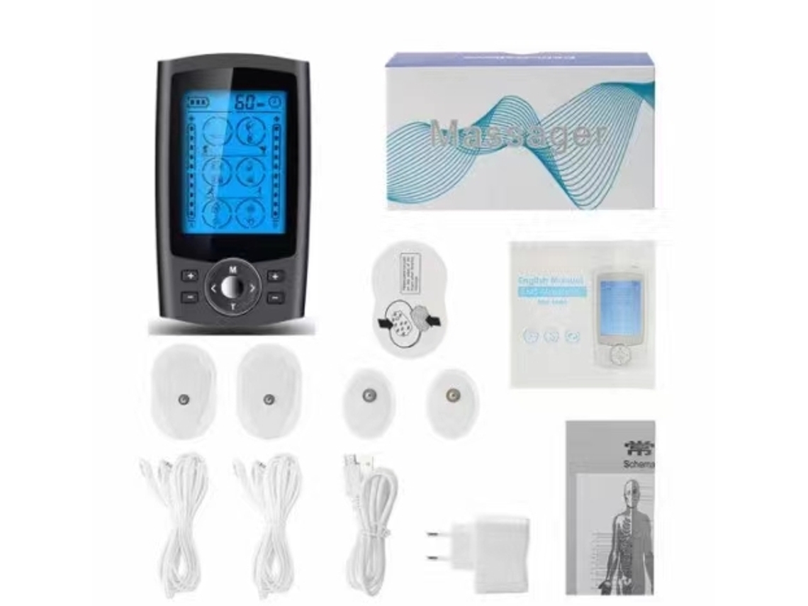 Dispositivo De Massagem Eletrônica Tens Preto Aquaforge