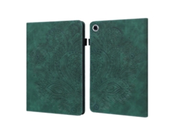 Capa Para Tablet Oppo Realme Pad De 10,4 Polegadas Com Estampa De Pavão Em Relevo, Feita De Tpu E Couro Pu.