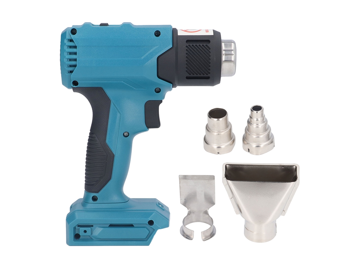 Pistola de ar comprimido recarregável com bateria de íon de lítio (três configurações de temperatura, alta potência e portátil)