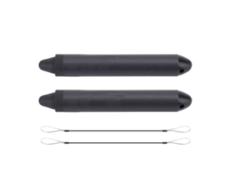 Mali 2 Canetas Stylus com Cordões para Telas Táteis Tablet Telefone Dispositivos Amigáveis para Crianças Preto