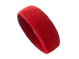 Cintas De Cabeça Atléticas Absorventes De Suor Elásticas Respiráveis Para Treino Fitness Ciclismo Outdoor Vermelha