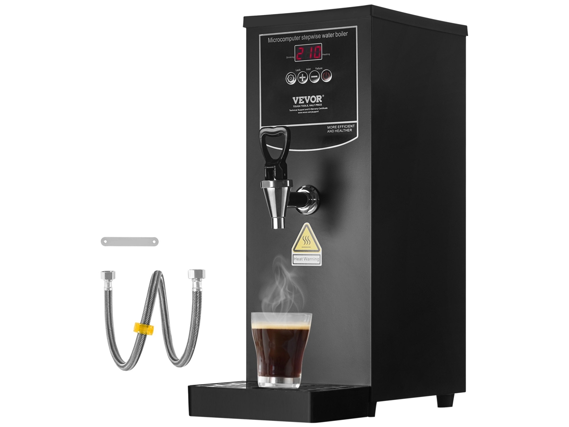 Distribuidor Elétrico Comercial de Água Quente VEVOR 10 L 187 X 247 X 496 Mm