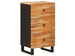 Vidaxl Armário Lateral Com Gaveta Castanho 40 X 33 X 75 Cm