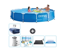 Intex Piscina Com Estrutura Redonda - 366x76 Cm - 6-peças S20480