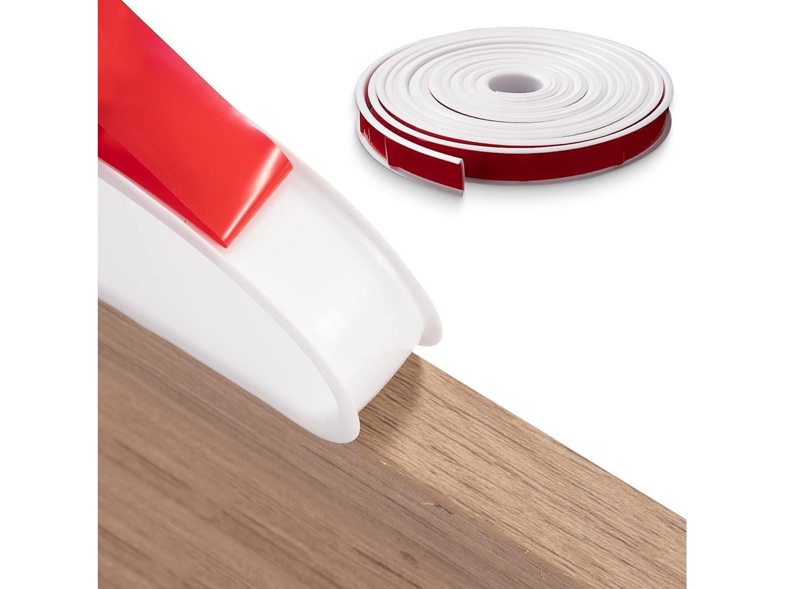 Fita De Borda Flexível Em U Para Móveis,proteção De Cantos Autoadesiva Em Tpe Btforus (2m X 18mm)