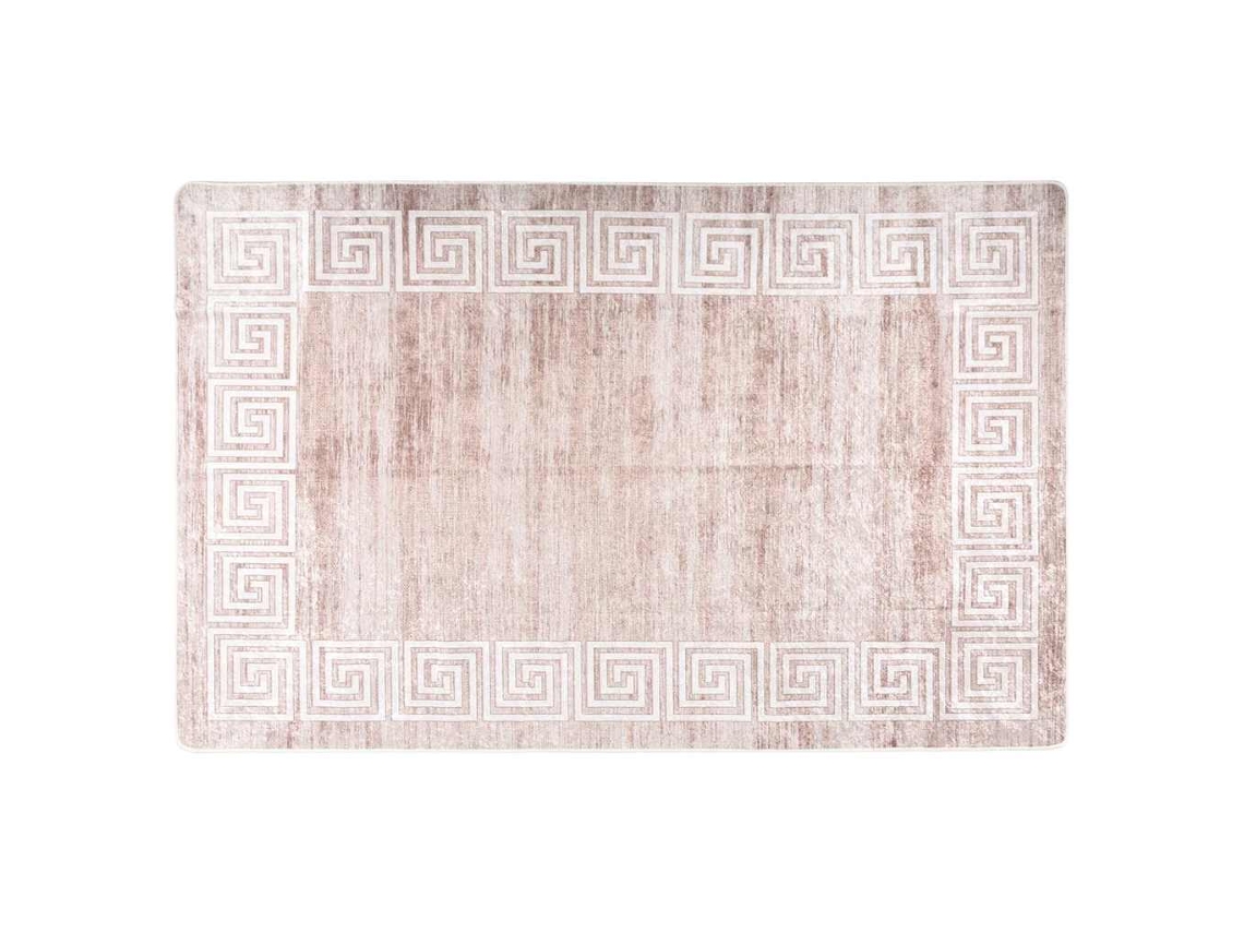 Vidaxl Tapete Lavável Antiderrapante 160x230 Cm Bege