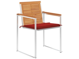 Maison Exclusive - Cadeiras De Jardim 8 Pcs C/ Almofadões Madeira De Acácia Maciça