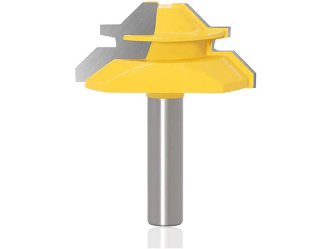 Broca para Roteador 45° 8mm S/MARCA, para União em Mitre