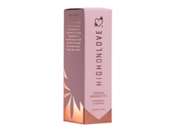 Óleo De Massagem Erótico Highonlove Morango Vinho Espumoso De Morango 30 Ml