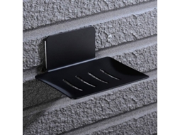 2026 portavasos de Jabón de Acero Inoxidable Sus304 Autoadhesivo Negro Moderno para Baño Cocina