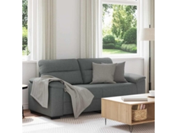 Vidaxl Sofá De 2 Lugares Em Tecido 180x81x84 Cm Cinzento-escuro