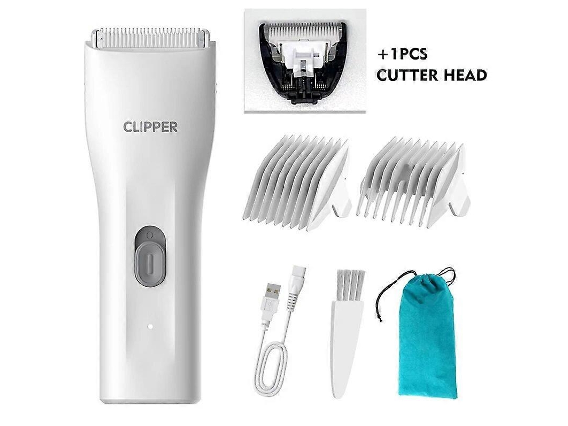 Cortador De Cabelo Elétrico Com Cabeça Extra, À Prova D'água